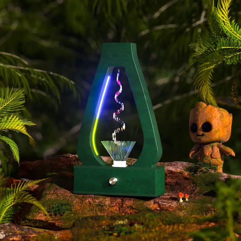 LED Science Fountain with Colorful Light Effects.