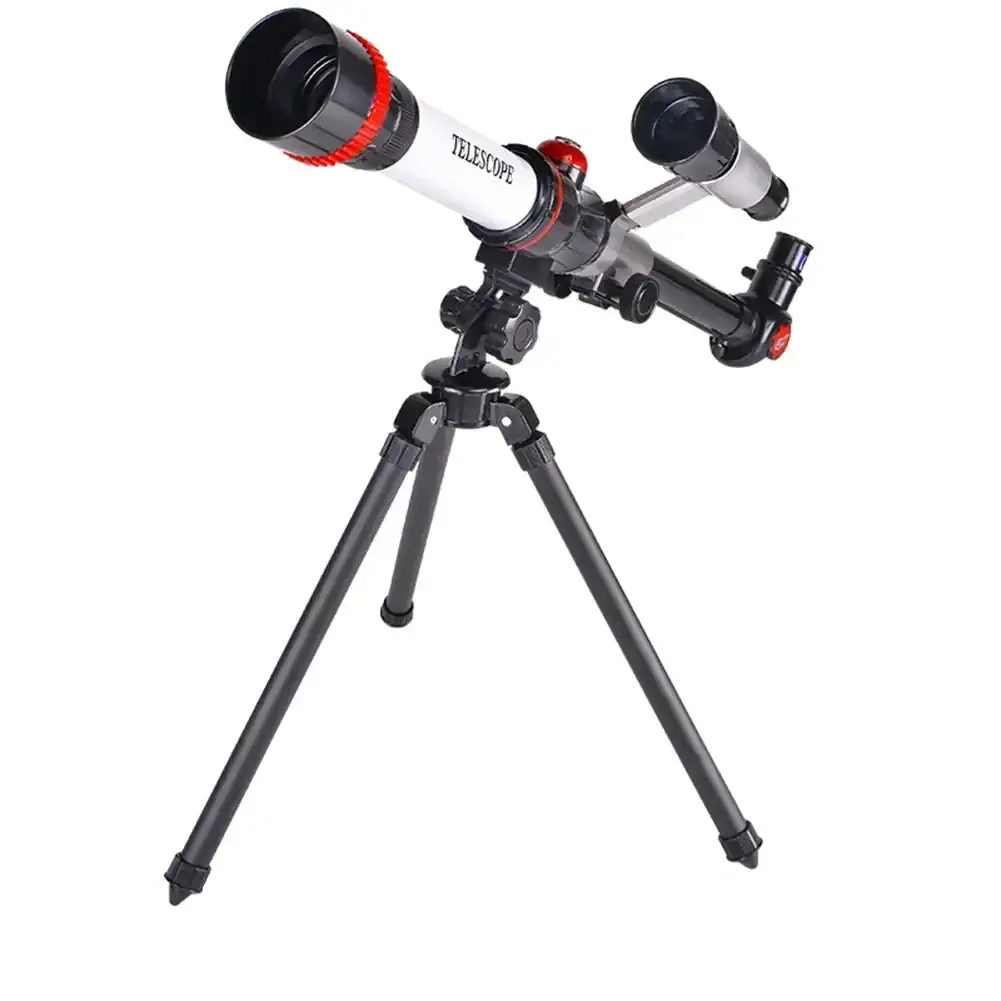 High-quality telescope with adjustable tripod, ideal for astronomy, science experiments, and educational purposes. Perfect for stargazing and scientific exploration.