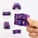 Colorful space-themed magnetic building blocks for children, featuring planets, rockets, and stars, designed for educational play and STEM learning.