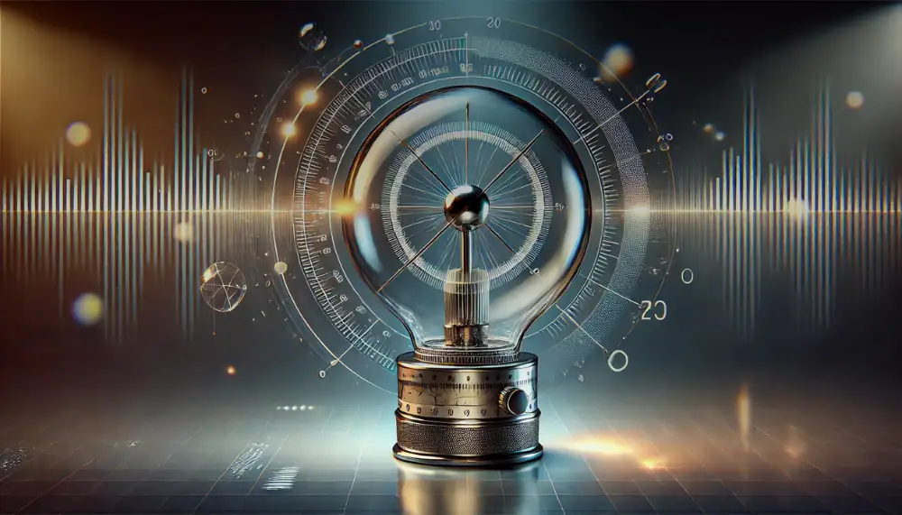 High-tech scientific instrument with digital interface and futuristic design, showcasing advanced technology and innovation.