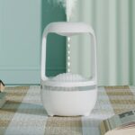 Air Purifier with Mist Diffuser for Kids and Adults, Modern Design, White.