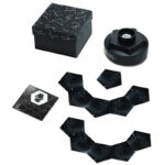 Space-themed constellation puzzle set with black starry pieces and a star map box, ideal for educational science decor and STEM learning activities.