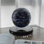 Modern star map globe with LED illumination displaying constellations and celestial patterns, perfect for educational decor and science enthusiasts.