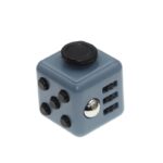 Compact USB power bank shaped like a dice with multiple USB ports and a large power button, ideal for charging devices on the go.