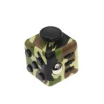 Camouflage-themed mini dice featuring USB ports and a button, ideal for tech enthusiasts and educational displays.