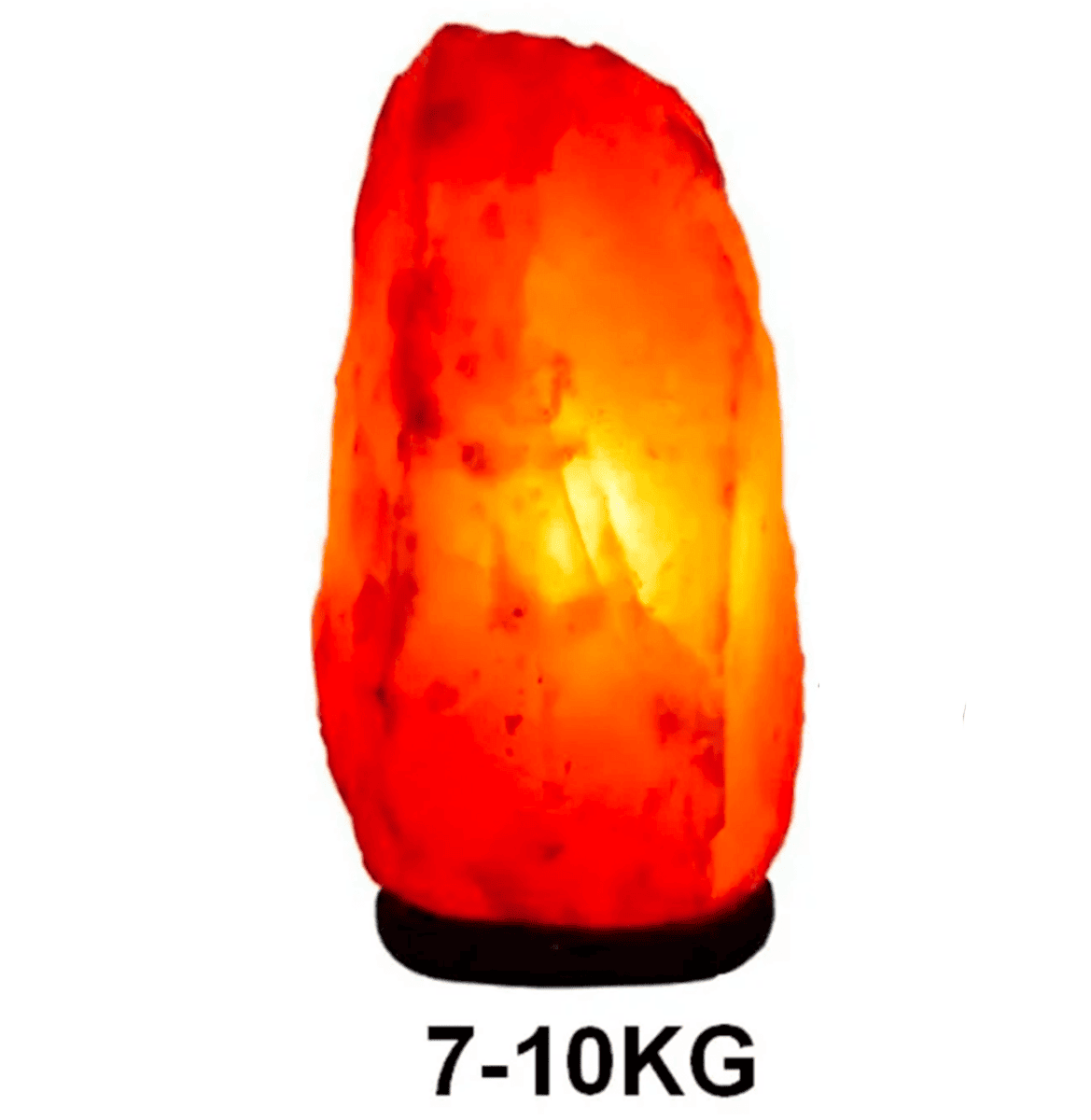 Salt Lamp with Himalayan Salt Crystal, 7-10KG, Warm Glow, Decorative & Educational Salt lamp made from Himalayan salt crystal weighing 7-10kg, emitting a warm, soothing glow. Perfect for home decor, relaxation, and educational purposes about natural minerals.