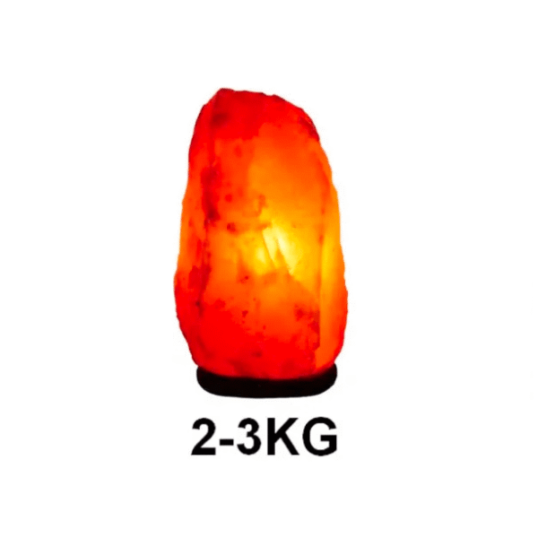 Salt Lamp with 2-3kg weight for ambient lighting and relaxation.