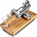 Advanced Stirling Engine Model for Science Education and Decor.