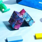 Space-themed galaxy cube puzzle with colorful cosmic patterns, perfect for educational and recreational use.