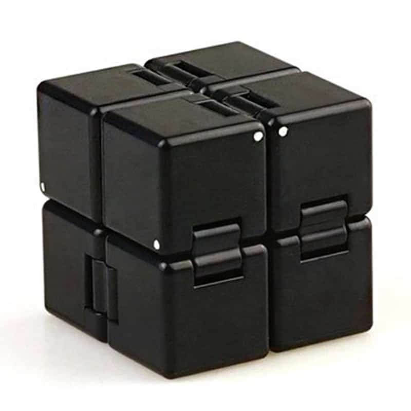 Black 3x3 cube puzzle toy for brain teasers, educational activities, and cognitive development. Compact, portable, and perfect for all ages to challenge problem-solving skills.