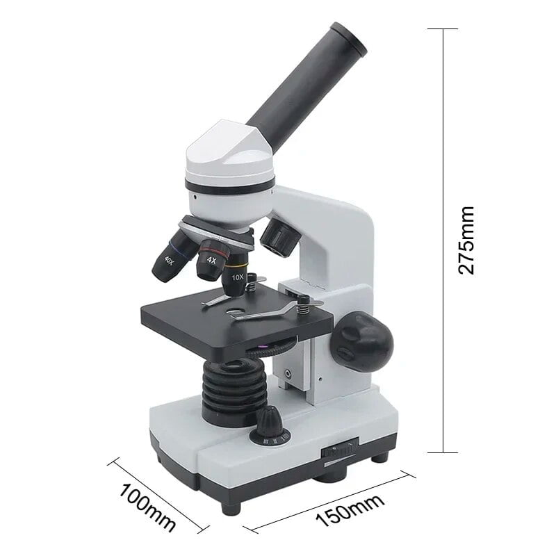 Microscope for Educational Use and Science Experiments High-quality educational microscope with adjustable magnification for students and science enthusiasts.