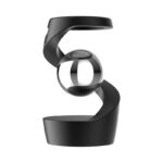Modern magnetic levitation science toy with a sleek black design.