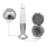Portable Lava Lamp with Battery and DC Jack Connection.