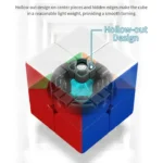 Colorful educational cube with hollow-out design and hidden edges, ideal for science and learning activities.
