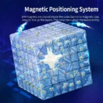 Magnetic cube with 144 magnets for educational and STEM activities.