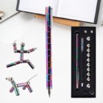 Colorful magnetic science toy set with various metal balls and rods for educational and creative STEM activities.