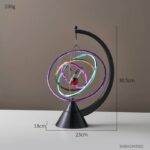 Colorful Neon Atomic Model for Science Enthusiasts.