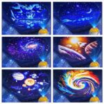 Starry Night Galaxy Projector with cosmic galaxy images and starry sky effects. Perfect for space-themed decor and educational entertainment.