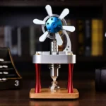 Educational magnetic turbine model demonstrating renewable energy principles, perfect for science classrooms and science decor.