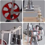 Collection of small-scale science engine models demonstrating mechanical principles and engineering concepts.