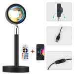Interactive magnetic science light with remote control, USB power, and adjustable stand for educational experiments and science demonstrations.
