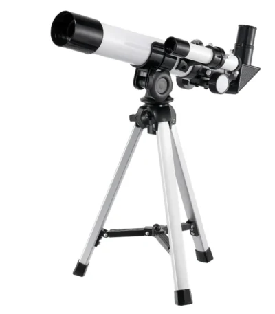 High-quality telescope for astronomy, science experiments, and educational use, featuring adjustable tripod and precision optics for stargazing and scientific observation.