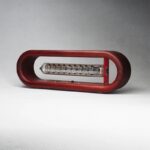 Vintage Geiger Counter with Red Frame.