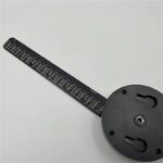 Precision magnetic measuring tape ruler for educational science projects and experiments, featuring clear markings and durable design.