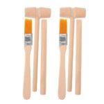 Versatile wooden hammer and paintbrush set ideal for science experiments, arts, and crafts. Perfect for educational activities and creative projects.