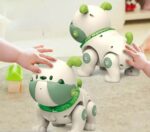 Cute robotic puppy toys with interactive features and playful design, perfect for children interested in science and technology.