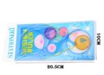 Colorful science bubble kit with various bubble wands and solutions for educational and fun experiments. Perfect for science decor and learning activities.