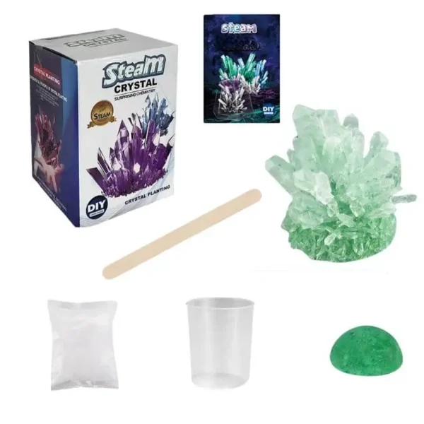 Crystal Growing Science Kit for Educational Fun and Decor.