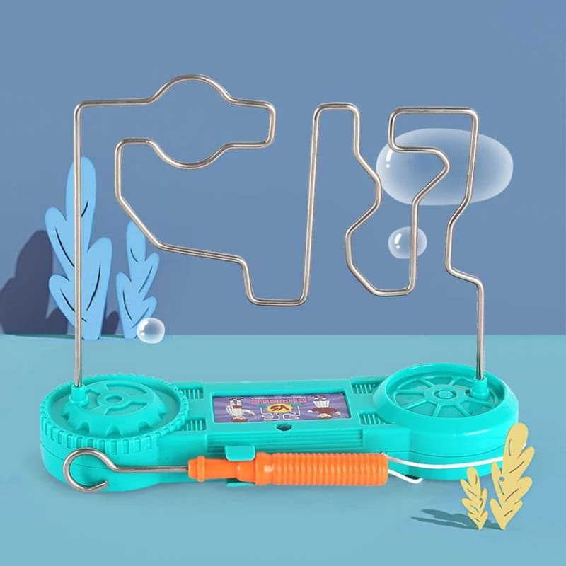 Science Gadgets | Science Decor & Educational Toys Shop Interactive wire maze toy for kids and adults, featuring a metal wire path and colorful base, perfect for STEM learning and fun science experiments.