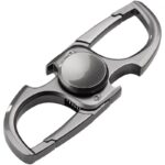 Carabiner with built-in compass for outdoor adventures and educational exploration.