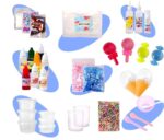 Colorful DIY Science Craft Kits and Supplies for Kids.