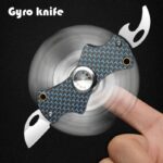 Unique Gyro Knife Fidget Spinner for Stress Relief and Focus.