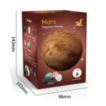 Mars Planetary Mining educational toy kit for kids, featuring a realistic Mars planet model and mining tools for hands-on learning.