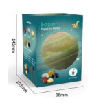 Educational Saturn planetary mining kit for kids, includes DIY pendant and mineral samples for science learning and exploration.