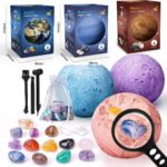 Educational planetary moon model set for kids and students.