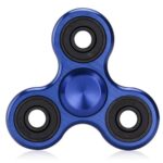 Fidget spinner toy with three black bearings, designed for stress relief and focus enhancement. Compact, lightweight, and easy to spin for entertainment or calming purposes.