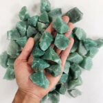 Green Fluorite mineral specimens for educational and decorative purposes. Perfect for science projects, crystal healing, and enhancing meditation practices.