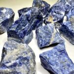 Beautiful blue lapis lazuli mineral stones showcasing vibrant color and natural patterns, ideal for educational purposes, home decor, or as unique collectible items.
