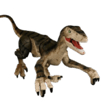 Realistic T-Rex dinosaur toy model with detailed features, open mouth, and movable limbs, perfect for science decor and educational displays.