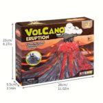 Volcano eruption science kit for educational fun and learning about volcanic activity. Includes materials to simulate a volcanic eruption and understand geological processes.