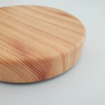 Smooth wooden round platform ideal for science demonstrations, educational displays, and creative projects.
