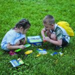Outdoor exploration toys for kids, including magnifying glasses and science kits, perfect for educational outdoor activities.