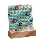 Bright, engaging calendar featuring days, months, and weather icons to teach children about time and seasons.