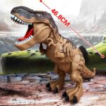 Dinosaur toy with realistic features, measuring 46.8 cm in length, perfect for educational play and display.