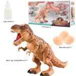 Realistic Dinosaur Toy with Spray Egg-Laying Function and Water Bottle.