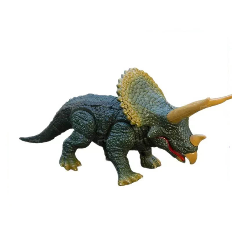 Dinosaur Toy with Horn and Armor Realistic Triceratops Dinosaur Model for Kids and Collectors.